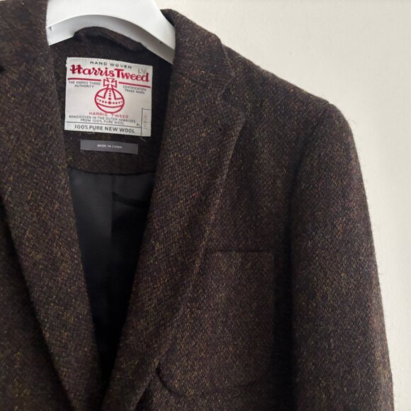 Primark Brown Harris Tweed Sport Coat/ Blazer -38 - Picture 6 of 12